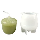 Силиконовая форма для свечей, 3D филберт, тыква, сделай сам, форма для свечей для ароматерапии, форма для свечей в стиле Instagram, принадлежности для изготовления свечей, форма для свечей