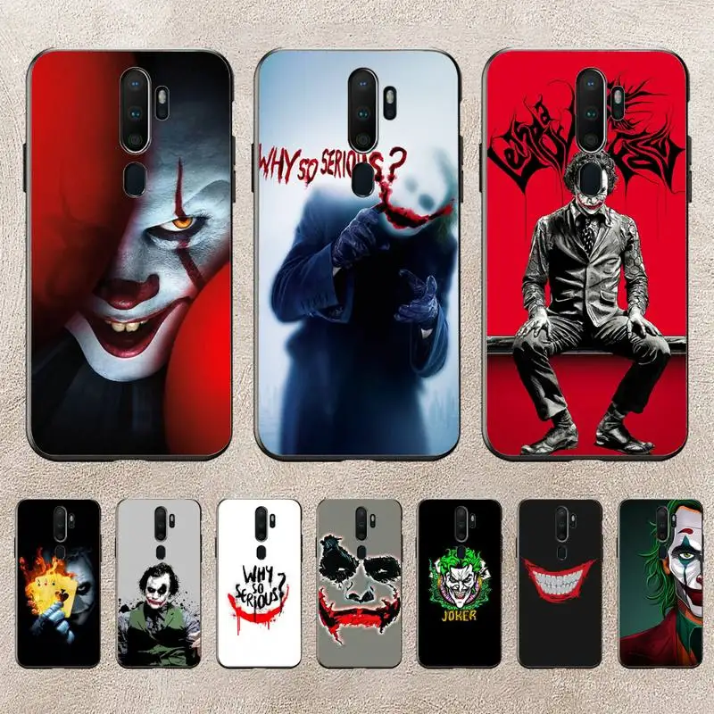

DC Movie Joker Clown Phone Case For Redmi 9A 8A 6A Note 9 8 10 11S 8T Pro Max 9 K20 K30 K40 Pro PocoF3 Note11 5G Case
