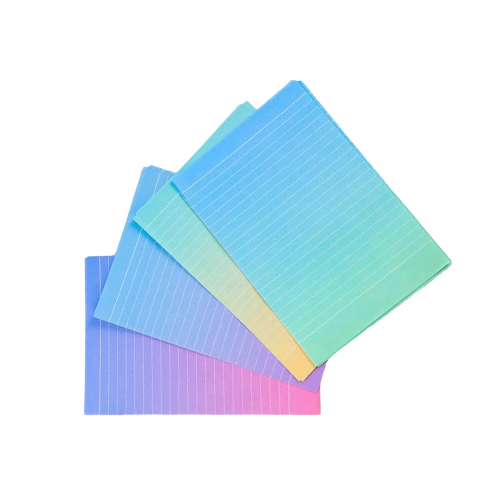 

4 Sets Copy Paper Letter Writing Stationary Decorative Envelopes Horizontal Grid