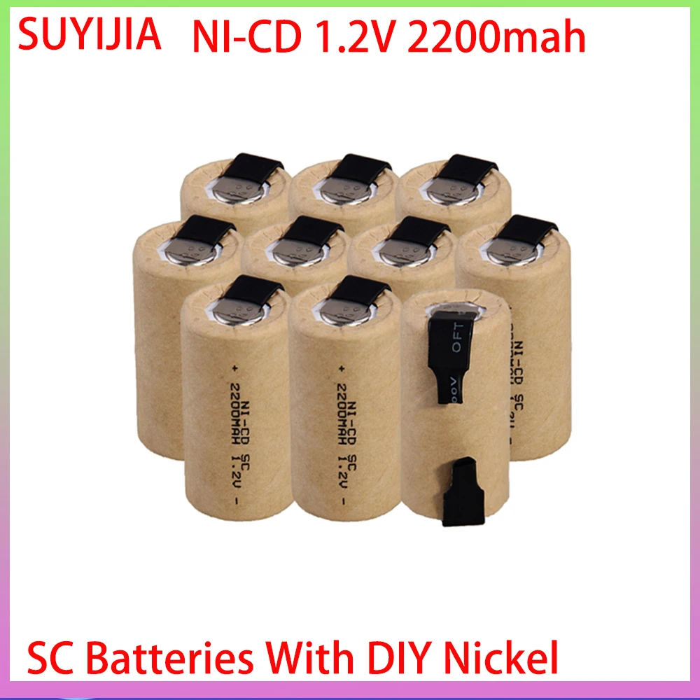 

New SC 1.2v 2200mah Battery NI-CD Rechargeable Battery Electric Screwdriver Battery Power Tool Battery Hand Drill Battery