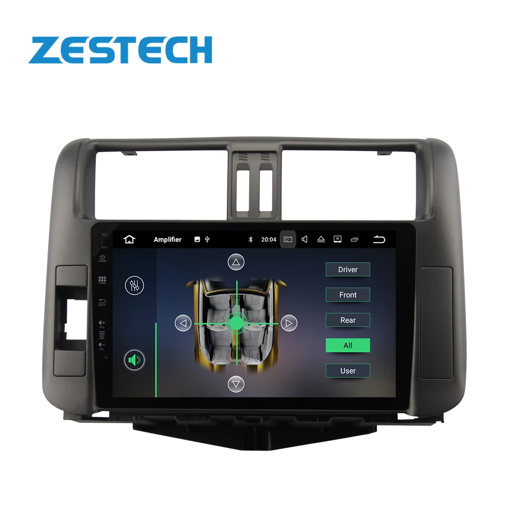 

ZESTECH 9" MTK8227 Android 10 dvd car stereo for Toyota Prado 2010-2013 video player car tvs with audio with screen