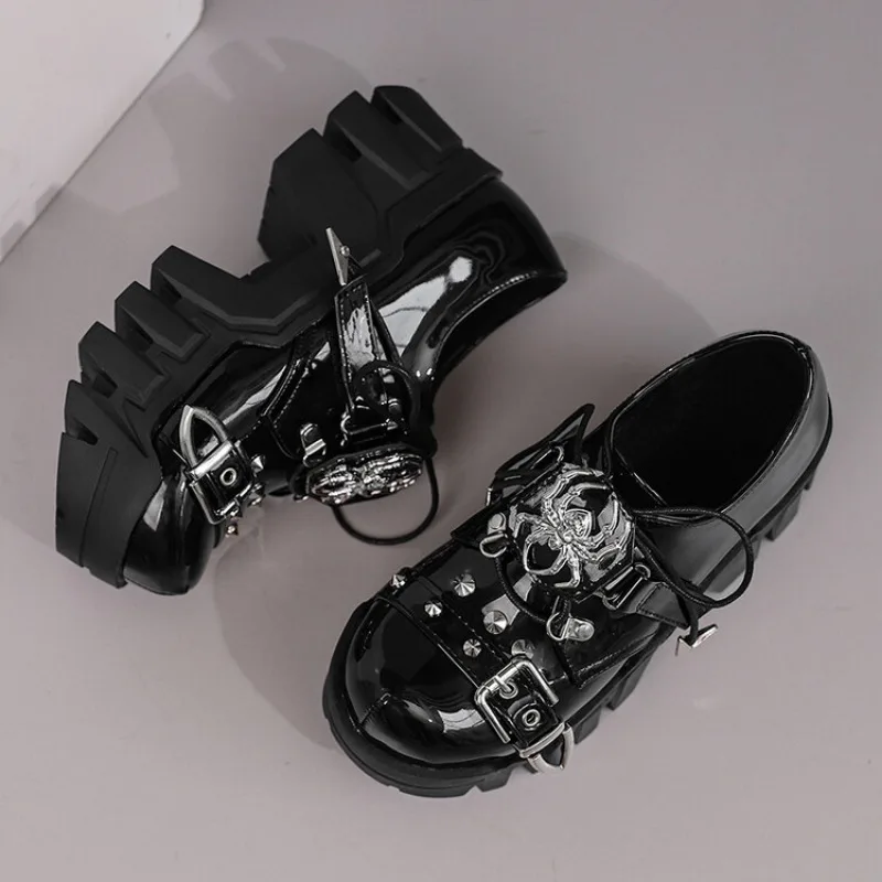 Острые девушки рок заклепки паук в стиле панк мотоцикл металлическое украшение с