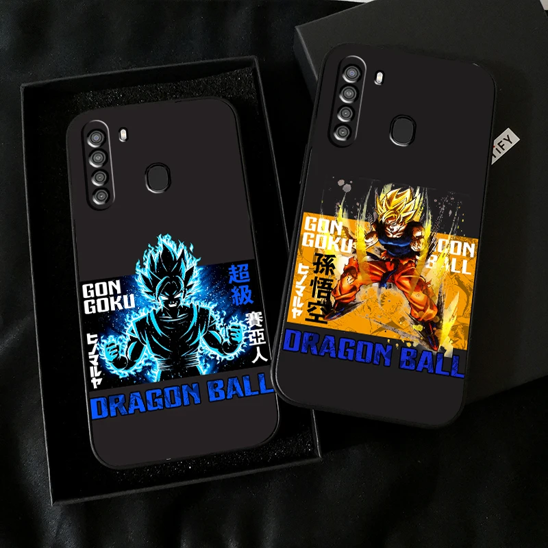 

Japanese Dragon Ball Anime Phone Case For Samsung Galaxy A01 A02 A10 A10S A20 A22 A31 4G 5G Black Soft Funda Silicone Cover