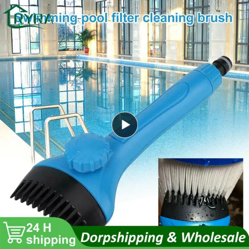 

1~5PCS New Handheld Swimming Pool Filter Cleaner Cleaning Brush Hot Tub Spa Pond Pool Filter Cleaner Swimming Pool Cleaning
