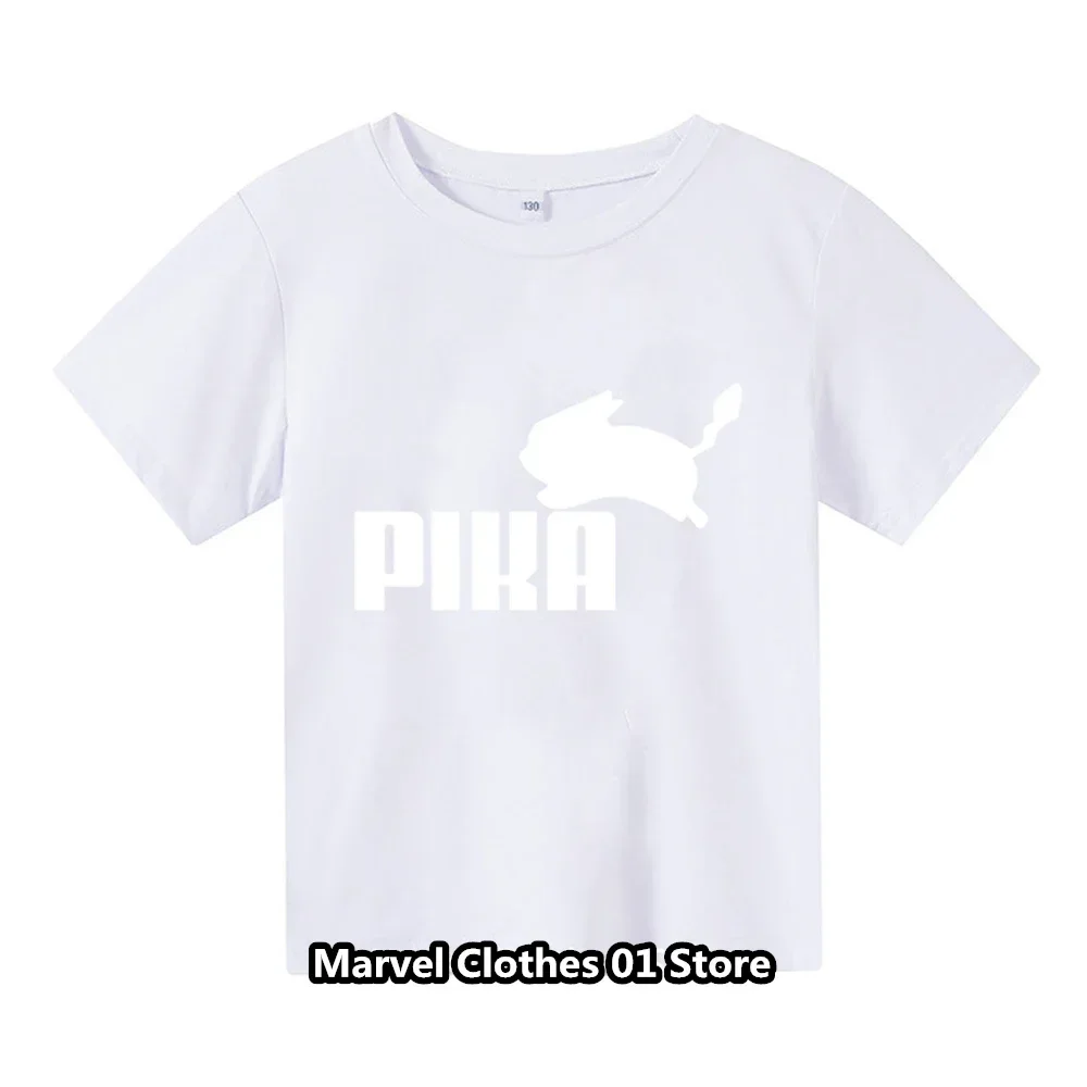 Новинка 2024 летняя футболка для маленьких мальчиков милая пика детская одежда