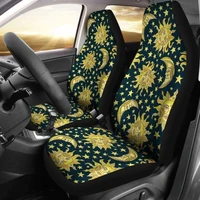 golden sun moon car seat covers pack of 2 universal front seat protective cover