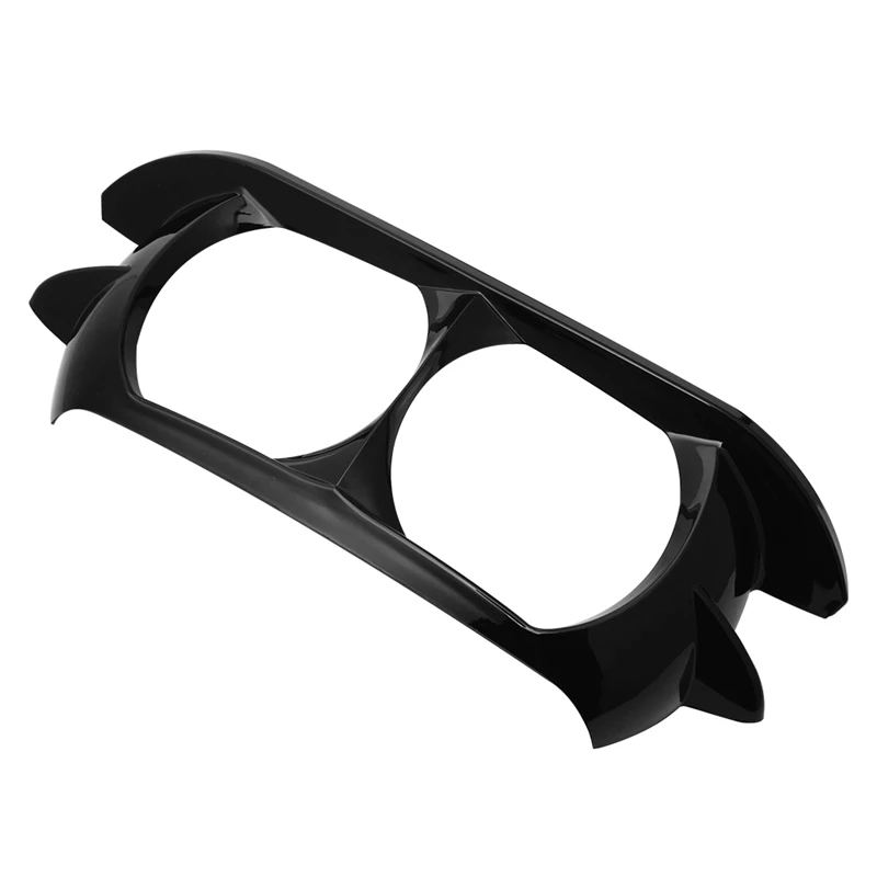 

Motorcycle Black Head Light Lamp Headlight Trim Cover Bezel Outer Fairing for Touring Road Glide Special FLTRX 15-19