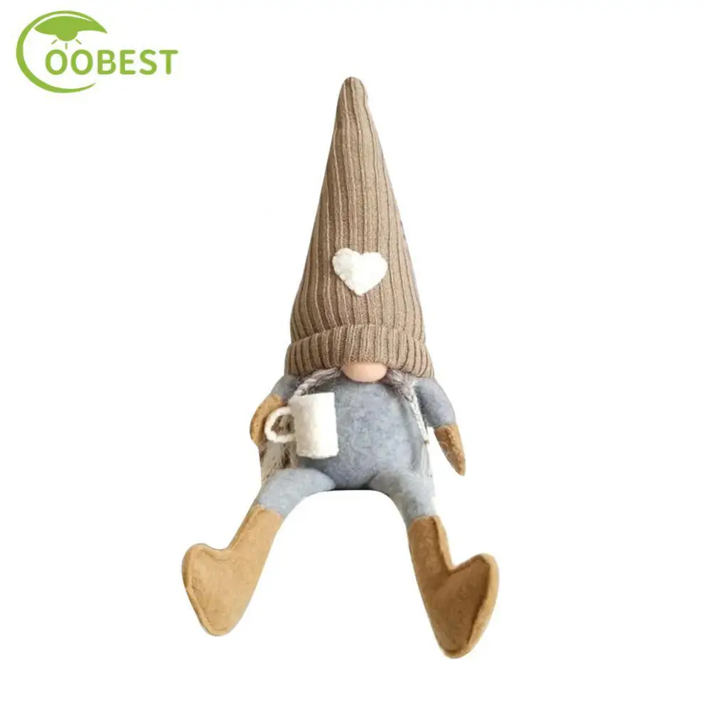 

Аксессуары для Хэллоуина Kawaii смешной милый эльф ручной работы без лица кукла Рождественское украшение Рождественские гномы мягкий ПВХ