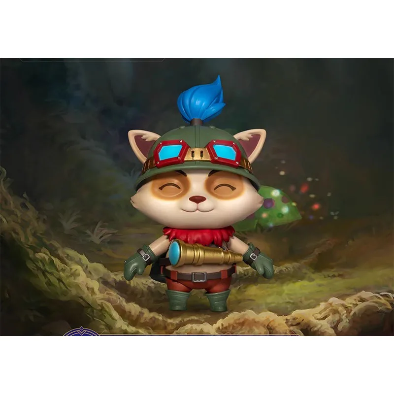 Товары оригинальные LOL BEAST KINGDOM EAA114 TEEMO 12 см модель игрового персонажа Подвижная