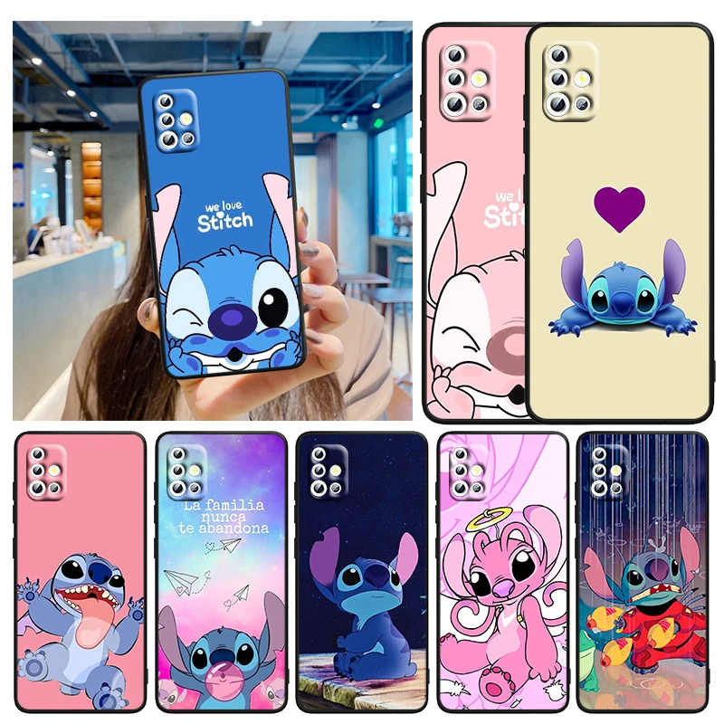 

Чехол для телефона Lilo Stitch для Samsung A73 A53 A33 A03S A22 A72 A52 A32 A02 S A12 A42 A51 A91 A81 A71 A41 A32 A21