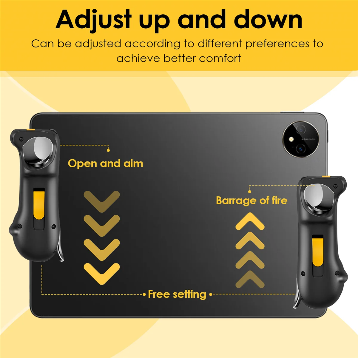 Триггерный контроллер PUBG для iPad Tablet емкость L1R1 Кнопка огня прицела триггеры