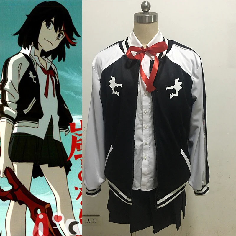 

Костюм для косплея аниме Kill LA Kill Matoi Ryuuko, повседневная одежда, Женский бейсбольный костюм, одежда для вечеринки, униформа на Хэллоуин, изгото...
