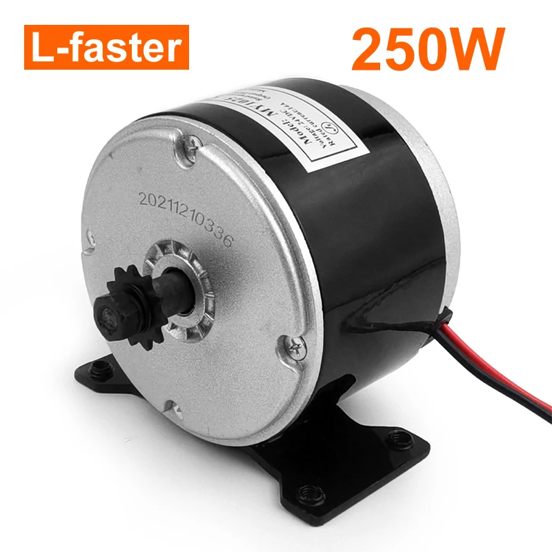 

24V 250W Electric Scooter Brushed Motor With 25H Sprocket 11 Teeth