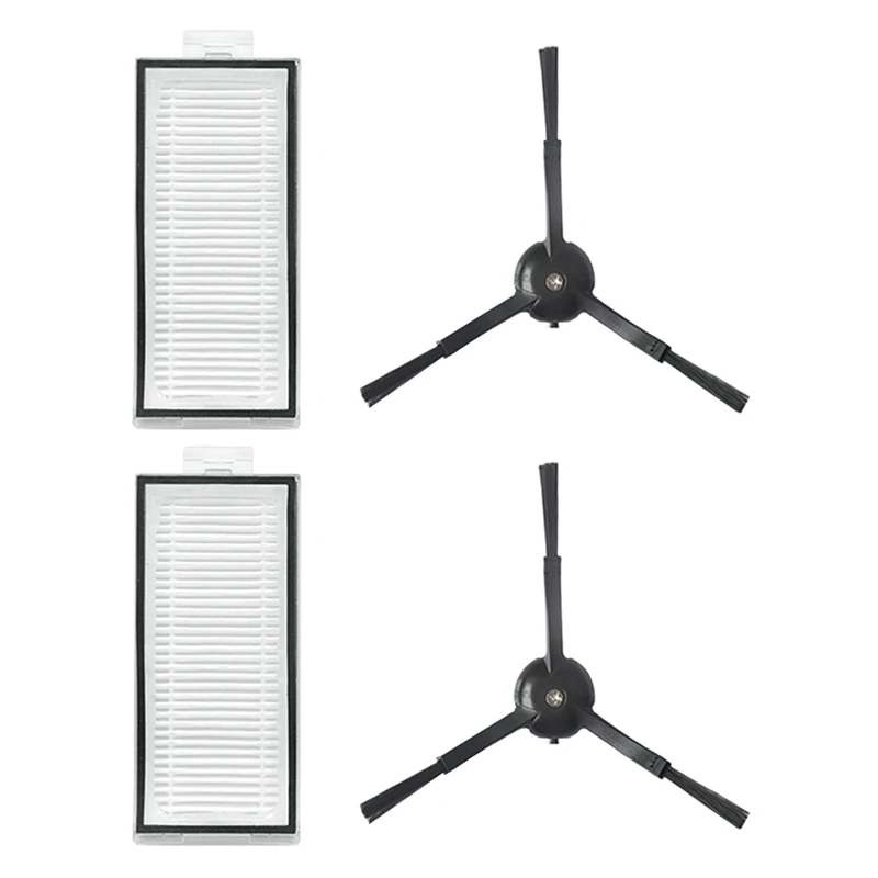 

Replacement For Xiaomi Stone Q7 Max Sweeping Robot Parts Triangular Black Side Brush + Filter