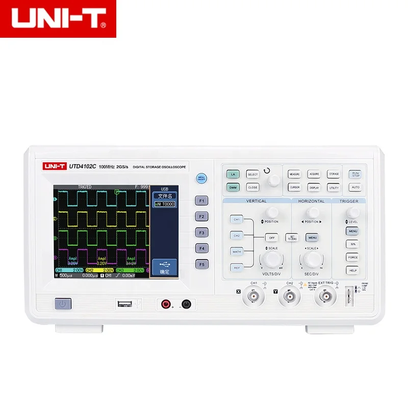 

Прямая Заводская поставка, цифровой осциллограф UTD4102C, 2-канальный USB-прибор 100 МГц 2GS/s, USB-хост интерфейс мультиметра
