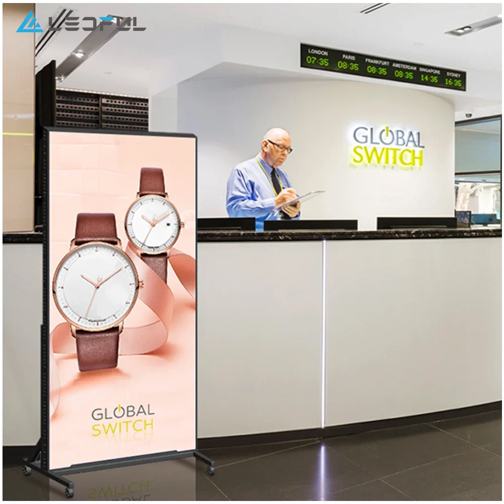 Оптовая продажа Digital Signage и светодиодный экран Светодиодный Крытый плакат P1.9 P2 P2.5