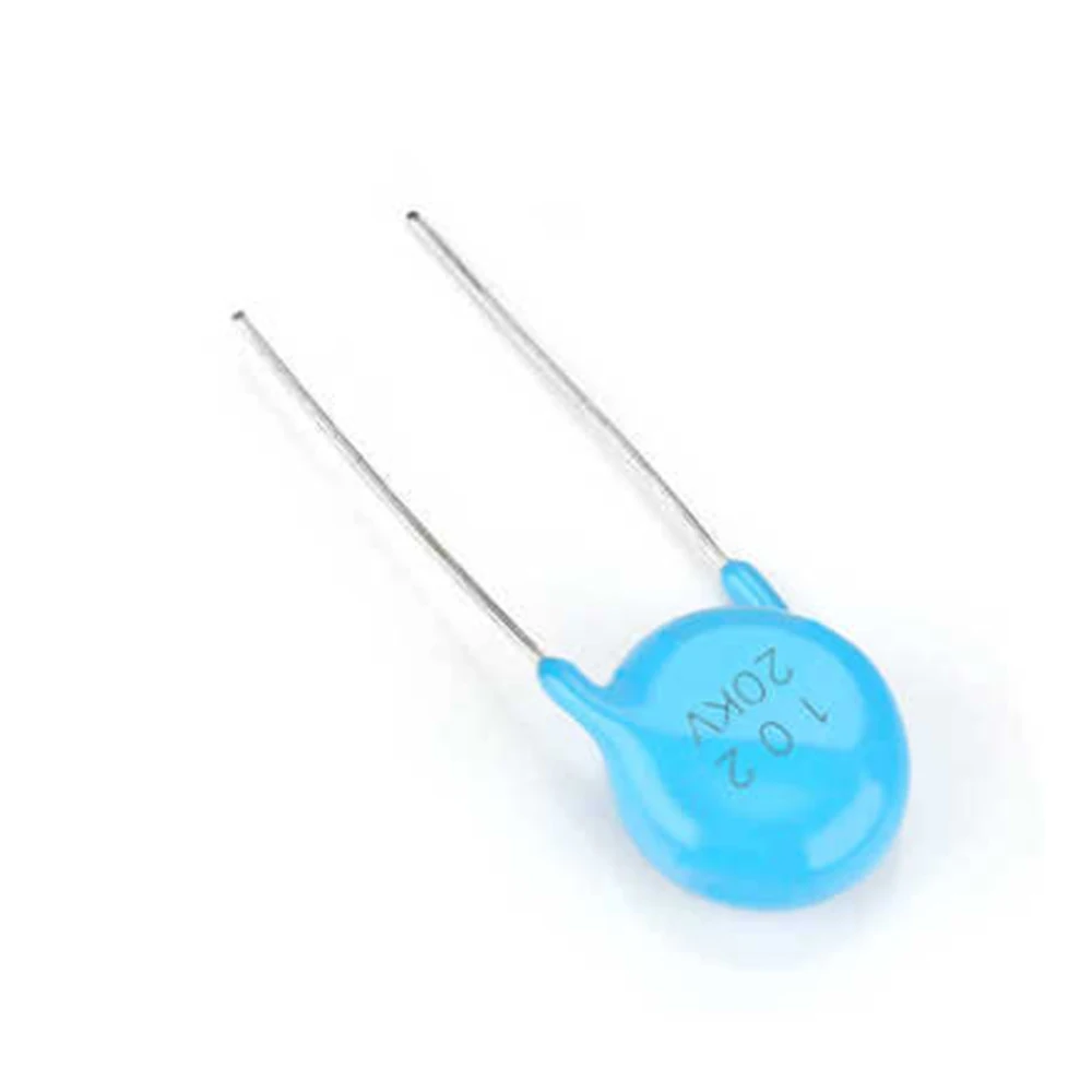 

20Pcs Ceramic Capacitor Kit, 20KV 1nF 0.001uF 1000pF 102 High Voltage DIP Ceramic Capacitor Assortment