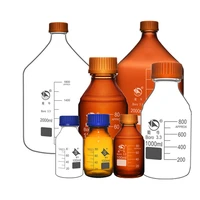 laboratory reagent bottle screw thread bottle chemical experiment sampling bottle sterile borosilicate glass bottle