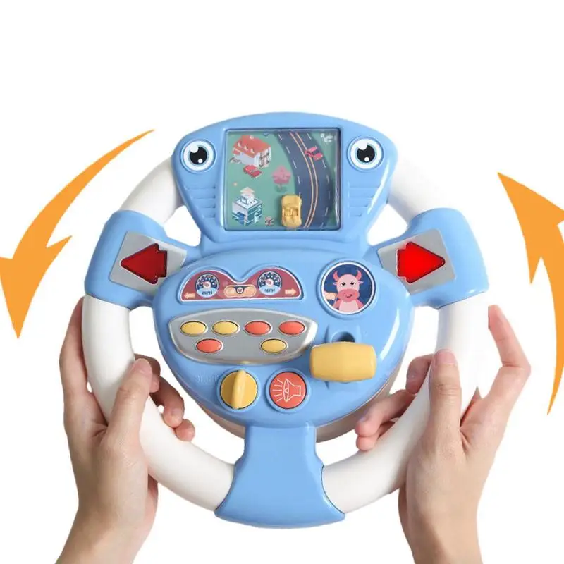 

Kids Steering Wheel Toy Simulate Driving Toys With Lights And Sounds Simulation Driving Educational Toys For Preschool Kids