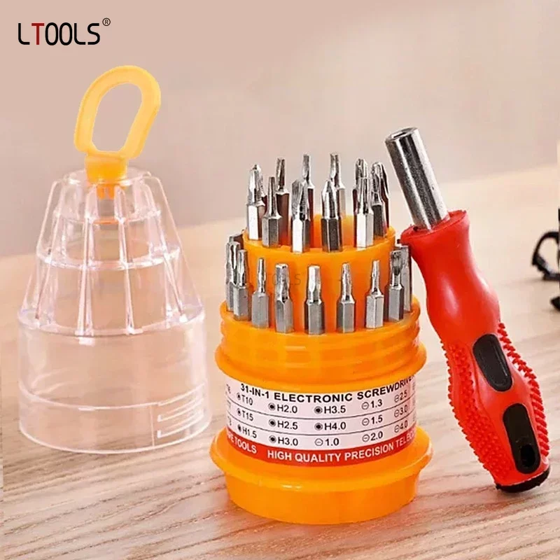 

31PC Pagoda Type Universal Screwdriver Multitool Set Manual Combination Maintenance Driver Screw Mobile Phone Repair Tools