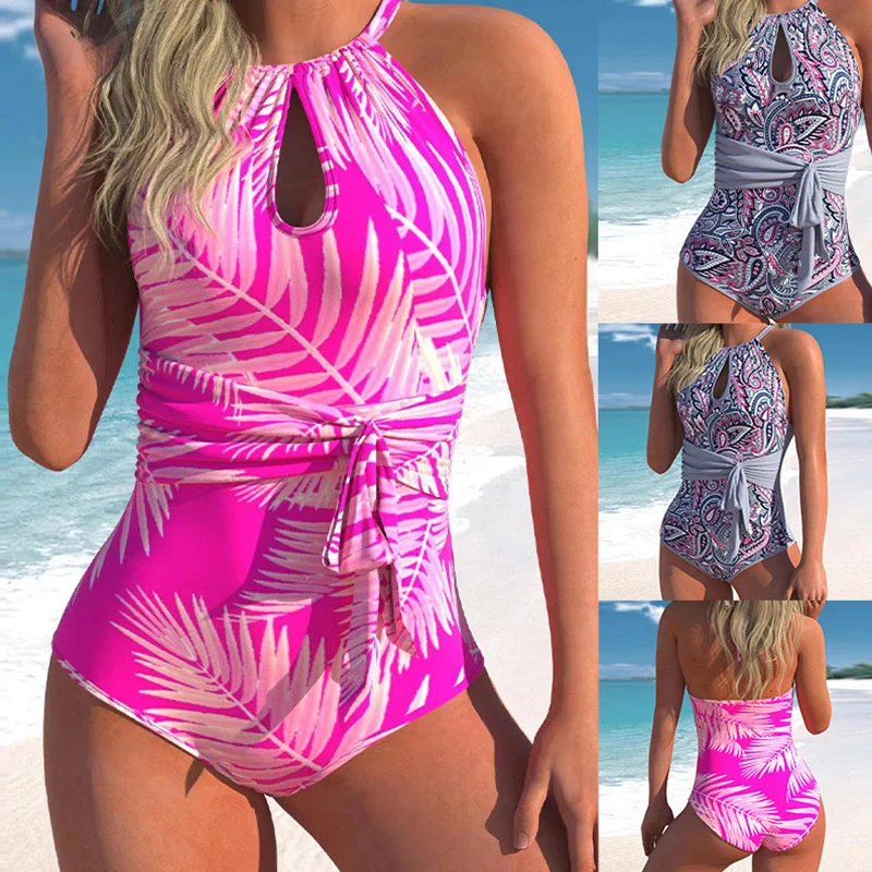 

2023 Printed sexy One Piece Swimwear Sales bikinis swiming suit plus size women clothing high waisted swimsuit push up