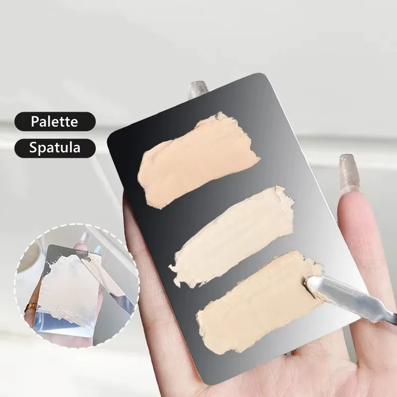 Палитра для смешивания макияжа миксер лака ногтей тарелка из нержавеющей стали