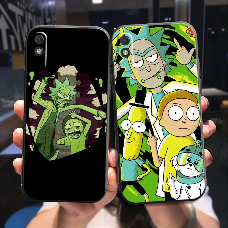 

Funny Carton Rick And Morty Phone Case For Xiaomi Redmi 7 7A 8 8A 9 9i 9AT 9T 9A 9C Note 7 8 9 9S 10 10S 10 5G TPU Coque Cover