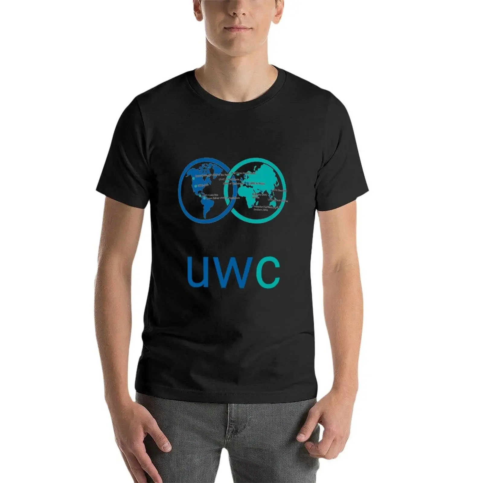 UWC United World футболка колледжа Новая коллекция быстросохнущие Мужские Винтажные