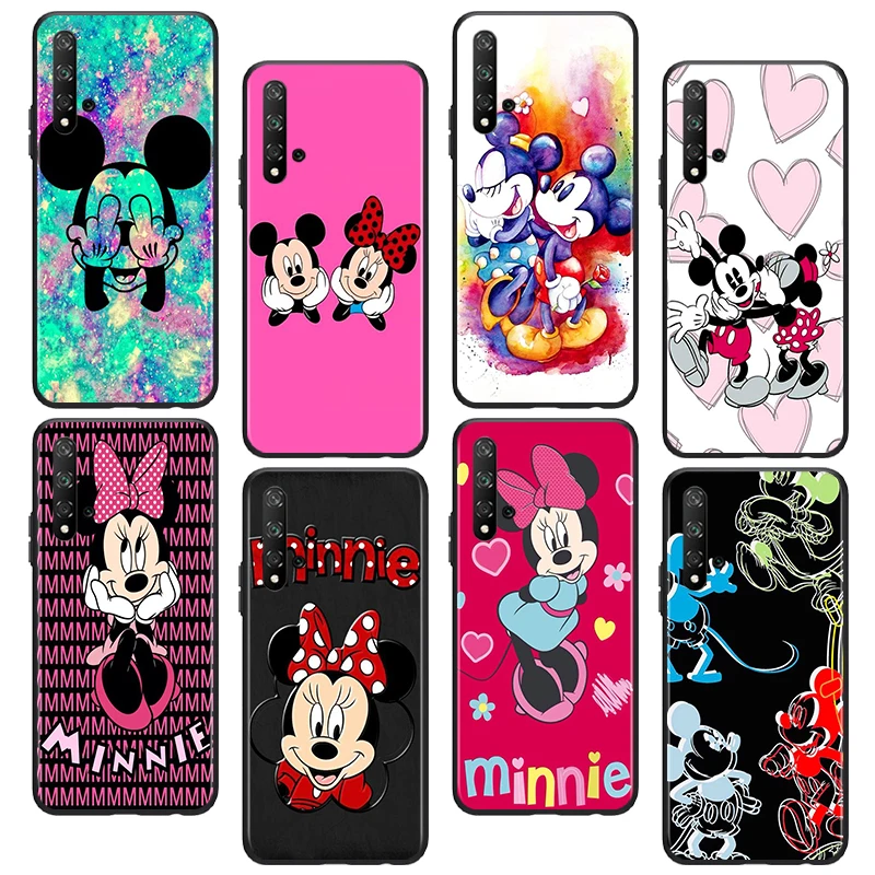 

Disney Lovely Mickey Mouse Phone Case For Huawei Honor 7A 7C 7S 8 8A Prime 8C 8X MAX 9 9A 9C 9X Lite 9S Pro Black Funda Cover
