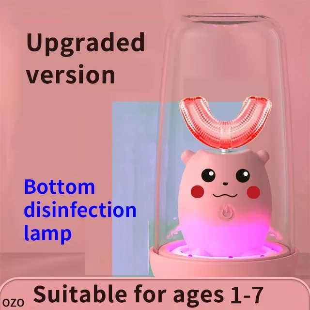 

Children Electric Toothbrush Smart Kids Teeth Toothbrush Cartoon Pattern Toddler Toothbrush 360 Degree XaoMi U brush Gift
