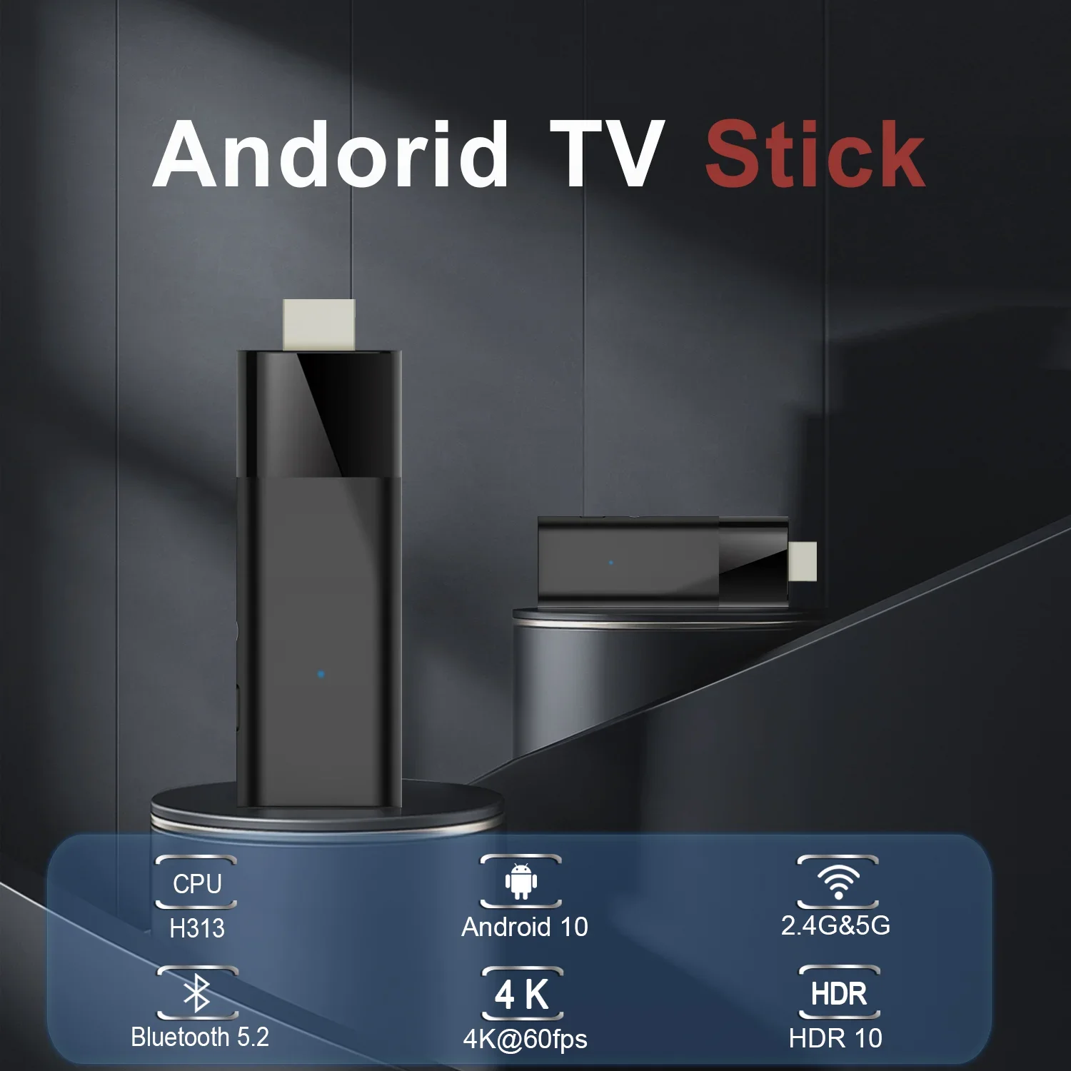 Q6 Android 10.0 OS TV Stick HDR 4K 1080P WiFi 6 2.4G/5.8G Smart Sticks для Google YouTube NETFLIX Сетевой медиаплеер PK Q2