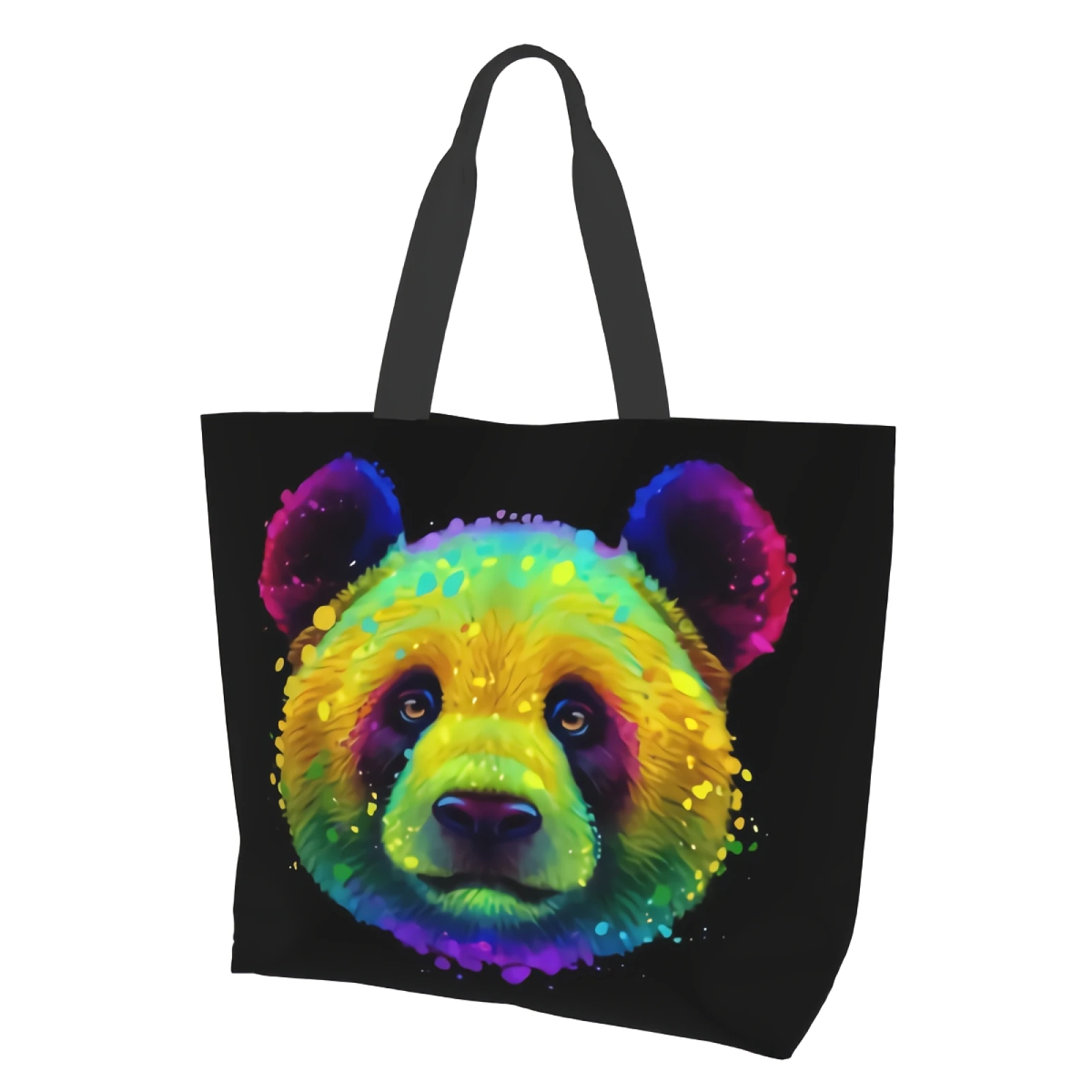 

Женская сумка-тоут с абстрактным рисунком панды