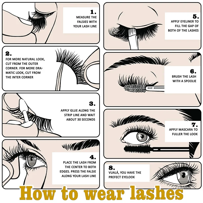 FAIRYTIS DD Curl 3 Pairs Soft Natural False Eyelashes Russian Volumes 3D Fluffy Faux Mink Lashes Reusable Fake Extension