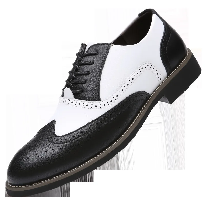 

2023 Genuine Leather Men Dress Shoes Luxury Cowhide Man Business Shoes Casual Social Shoe Male Wedding Footwear Zapatos Hombre