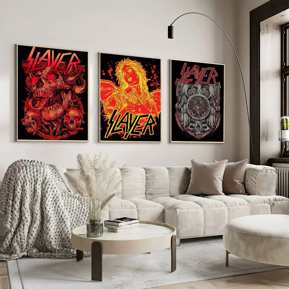 Фото Постер группы S-Slayer, настенное искусство для декора кабинета и гостиной, уникальное украшение для дома, подарок с изображением №5