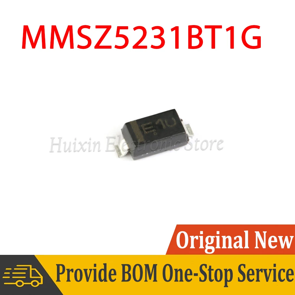 

10pcs MMSZ5231BT1G MMSZ5231BT E1 SOD-123 Zener Voltage Regulators SOP SMD New and Original IC Chipset