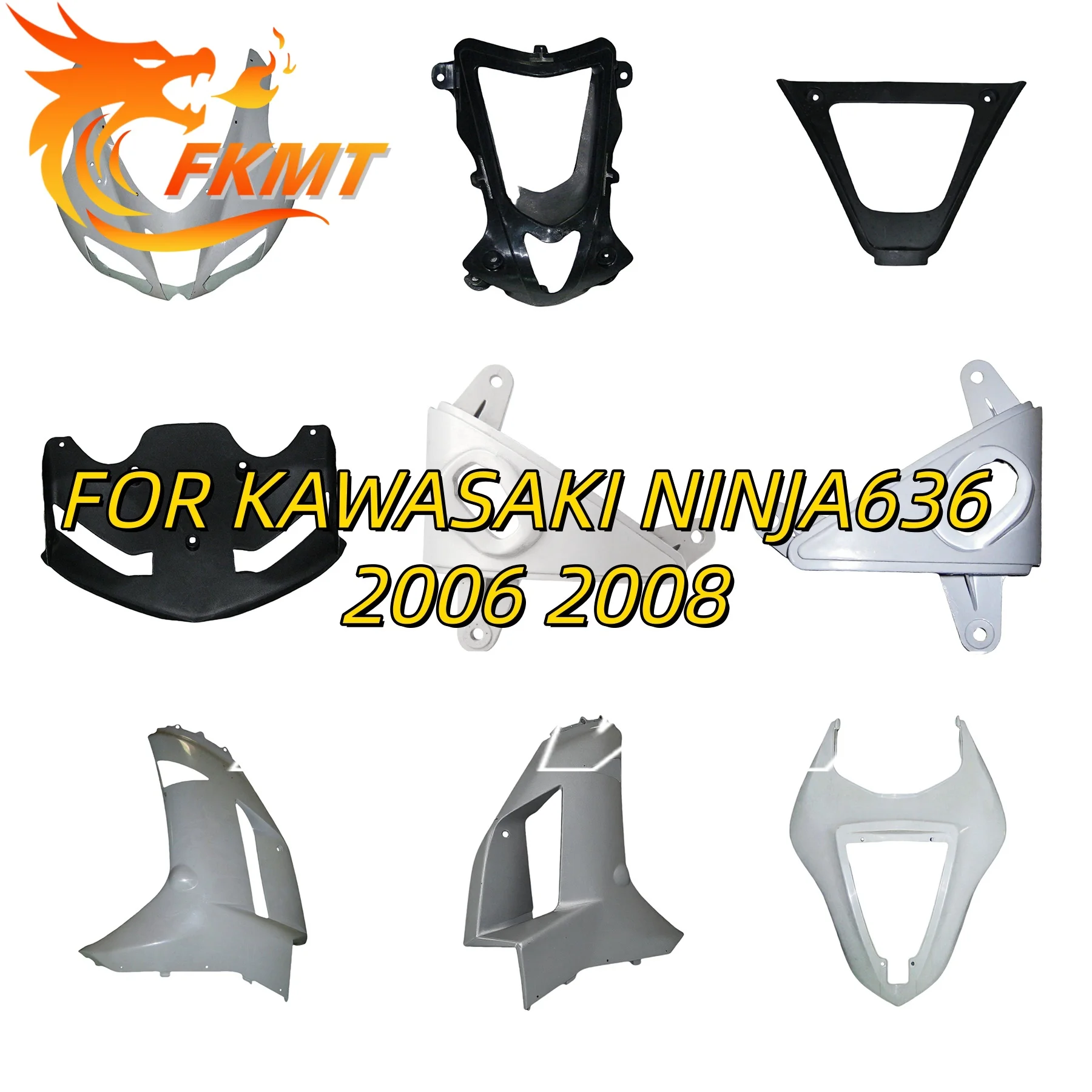 Фото Мотоцикл для KWASAKI ZX-6R 636 ZX6R ZX 6R 2007 2008 07 08, фара, фара в сборе №1