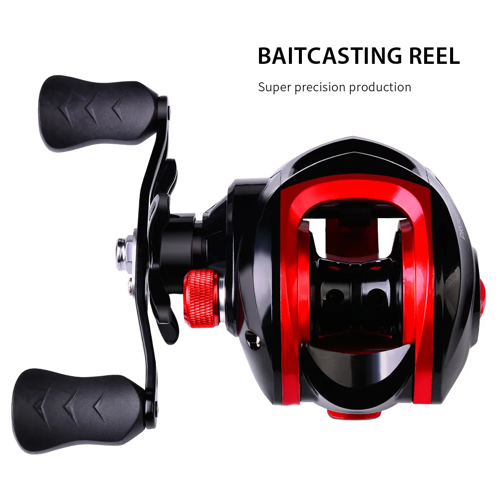 

New Baitcasting Reel 10KG Max Drag Saltwater Fishing Wheel 7.2:1 Gear Ratio Magnetic Brake System Pesca Ocean Carp Fishing Reels