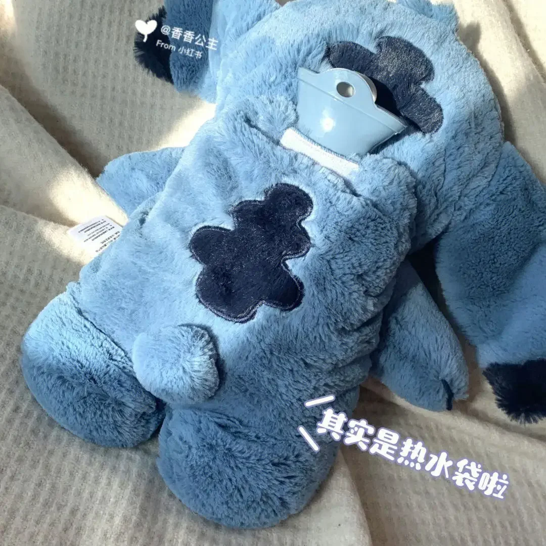 Disney Stitch Angel Lotso винни пух теплая ручная бутылка акации зимняя портативная сумка