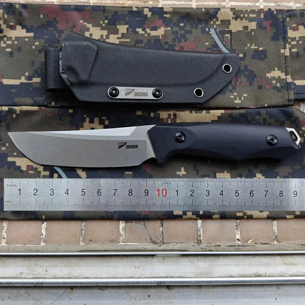 DICORIA BonFire Real 10Cr15MoVCo сталь G10 ручка нож с фиксированным лезвием тактический охотничий кемпинг рыбайня открытый EDC инструмент для выживания (art.: 3920d415ca80f) - 3920d415ca80f