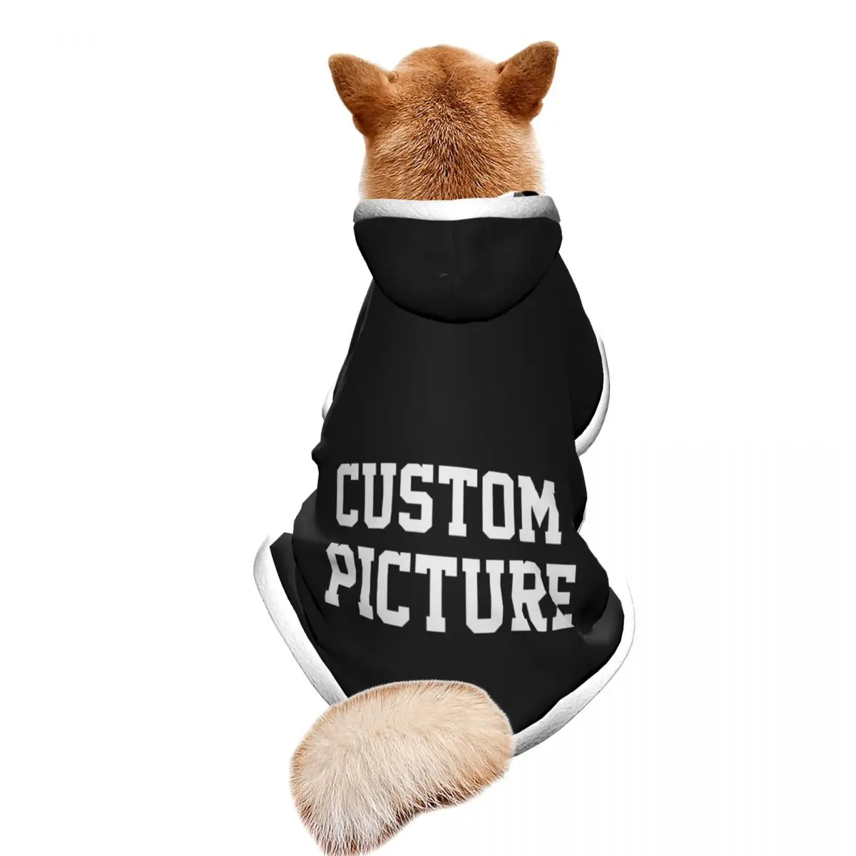 

Custom dog Clothes Hoodies With Hats DIY Design Logo Yourself Personalized Small Dog Big Cloth Pets Sweatshirt Suit for Dog Cats
