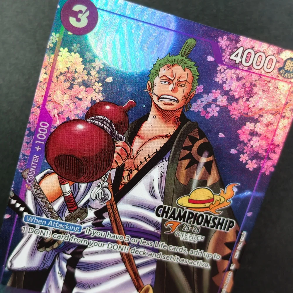 Фото Набор промо-карт Proxy ONE PIECE Zoro-Juurou O-Nami Luffy cs 25.26 Finalist Card Set 1, английская версия TCG, аниме-карточки №5