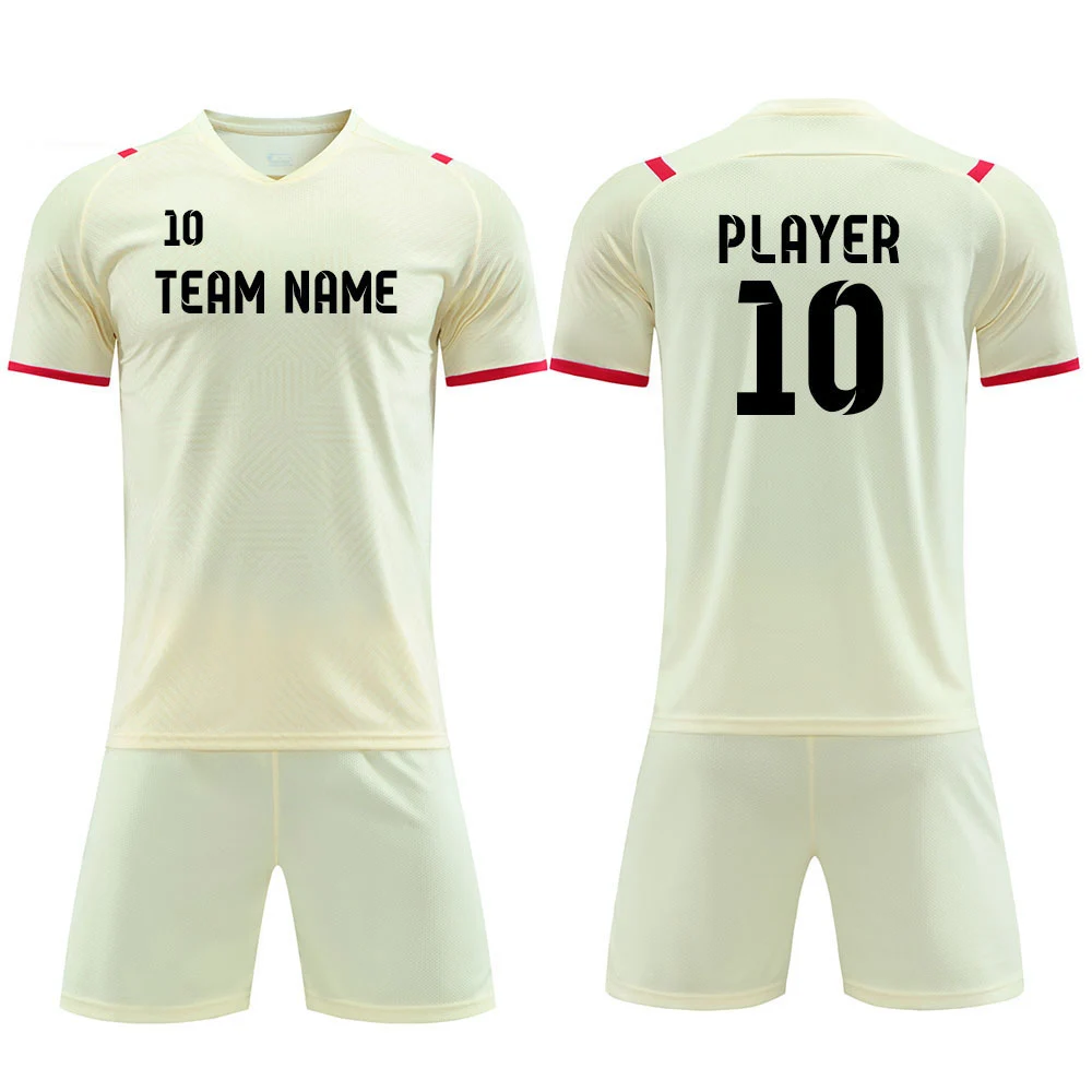 

AC Club Away Jerseys Fans Blank Football Training Uniform Custom with ,logo ,Team Name,Player And Number, Team Soccer Jerseys