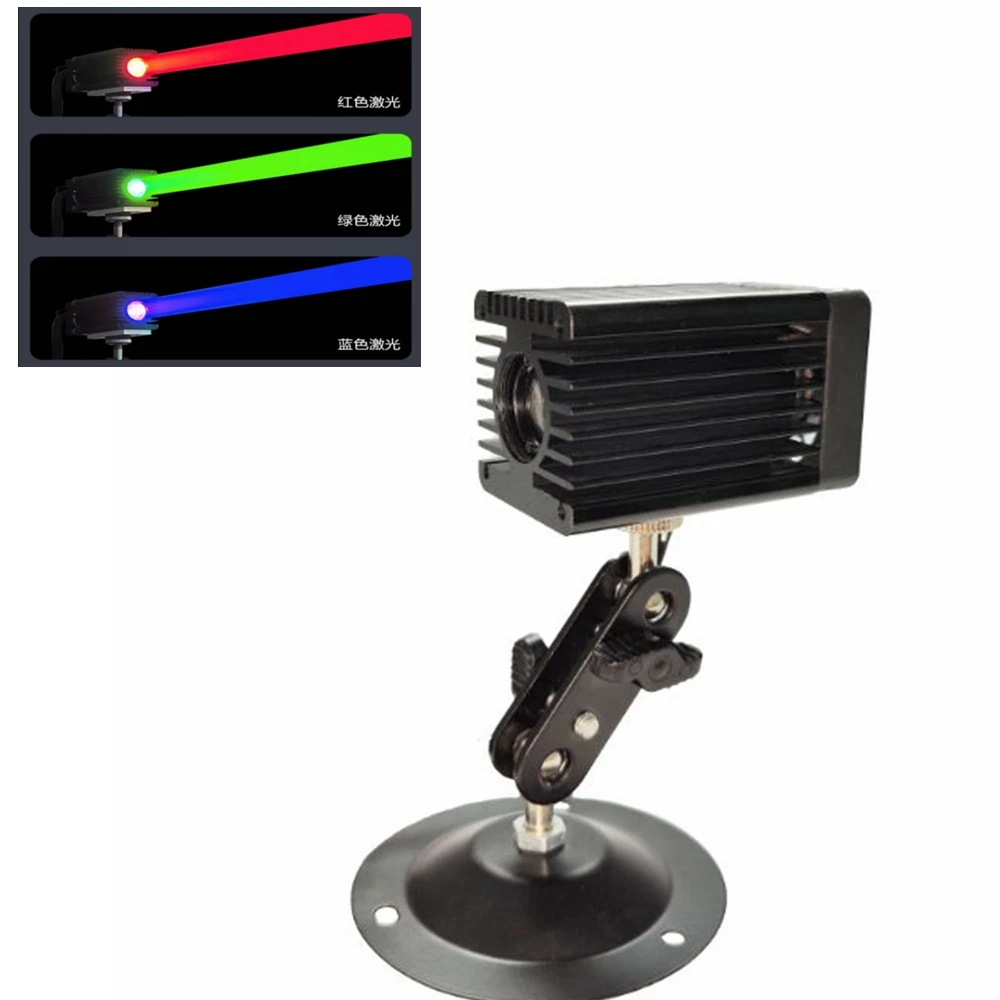 520 нм зеленый/638 красный/450 синий 50 МВт-1 Вт грубый толстый луч лазерный модуль