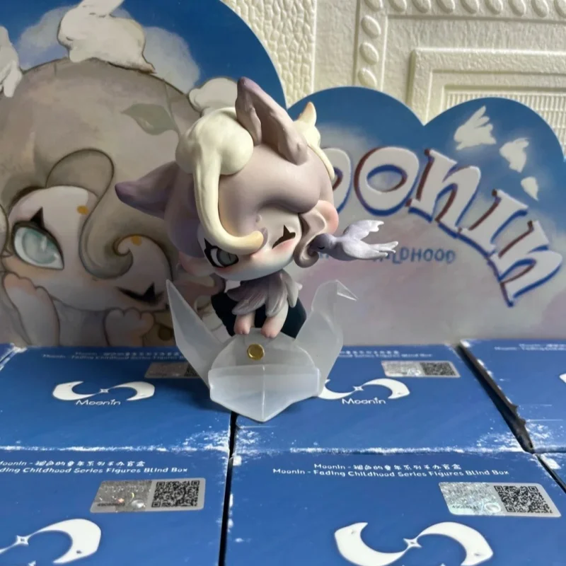 Фото Оригинальные фигурки Toptoy Moonin Fading Series в слепых коробках, коллекционные игрушки, загадочные коробки, милые модели, модные игрушки, сюрприз, подарок на день рождения №3