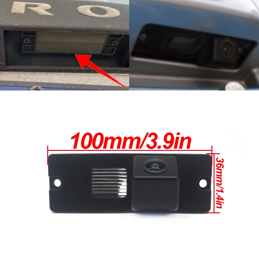 CCD Автомобильная резервная камера заднего вида для парковки ночного видения ​