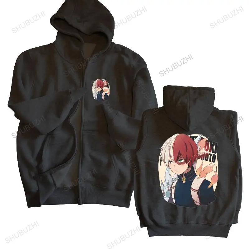 

Мужская хлопковая толстовка с капюшоном, на молнии