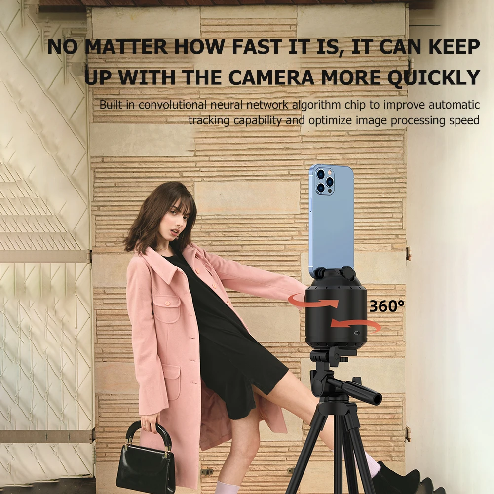 

Умная Автоматическая селфи-палка, портативная селфи-Палка с функцией отслеживания лица, для прямой трансляции