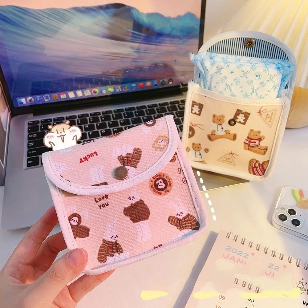 

Cute Travel Makeup Storage Cosmetic Sanitary Pads Bag Coin Purse Napkin Pouch Storage Bag