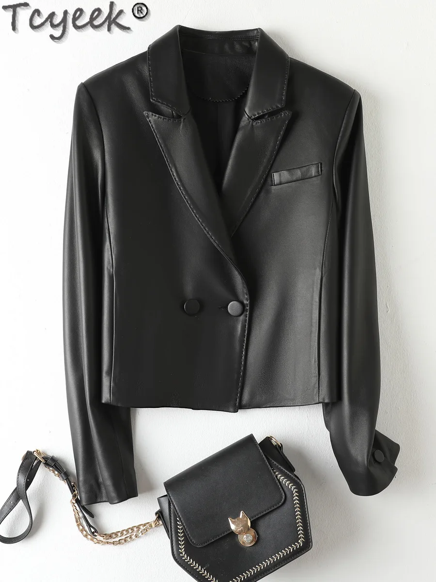 Tcyeek куртка из натуральной кожи женский костюм пальто весенне-осенняя одежда